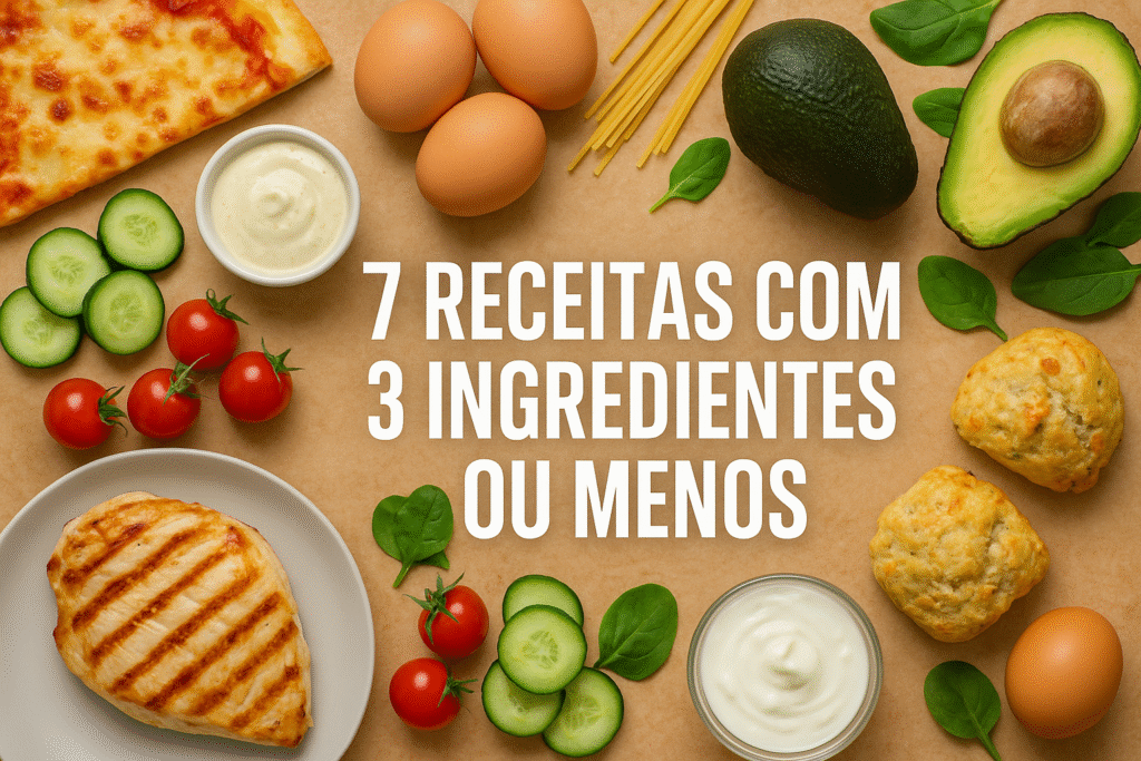 Receitas com poucos ingredientes