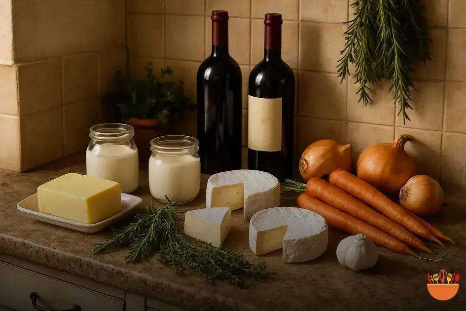 ingredientes chave para receitas francesas clássicas