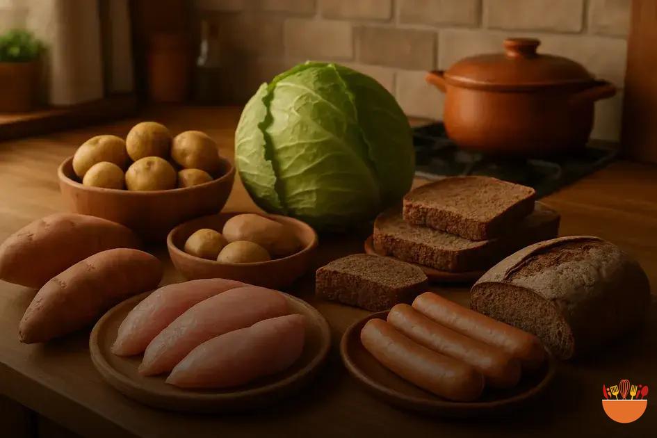 ingredientes típicos e substituições acessíveis