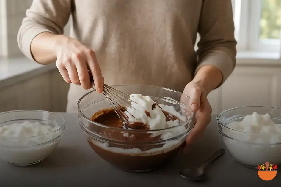Passo a passo para preparar um mousse aerado