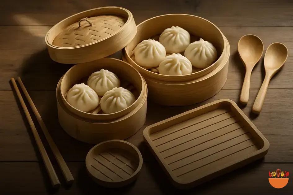 Principais utensílios asiáticos feitos de bambu