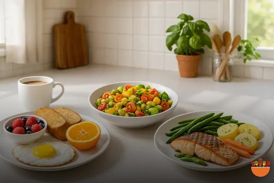 Receitas rápidas para café da manhã, almoço e jantar