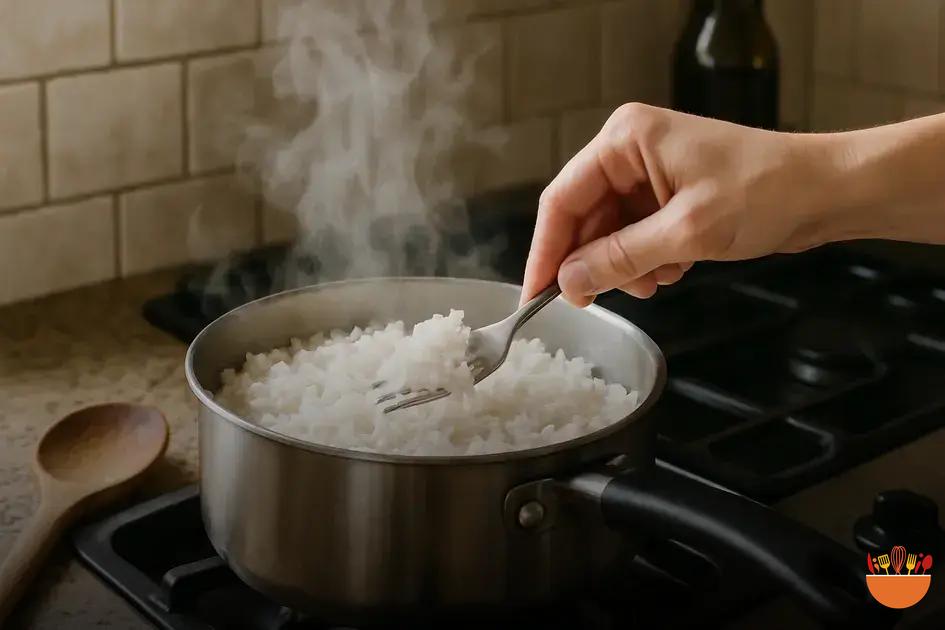 Técnicas de cozimento para evitar arroz empapado