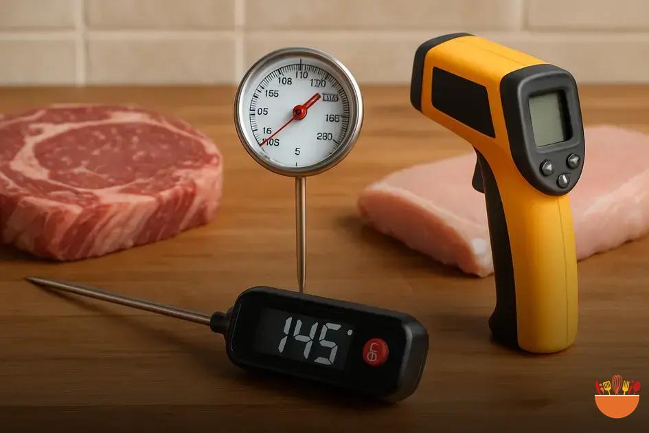 Tipos de termômetro de carne disponíveis no mercado