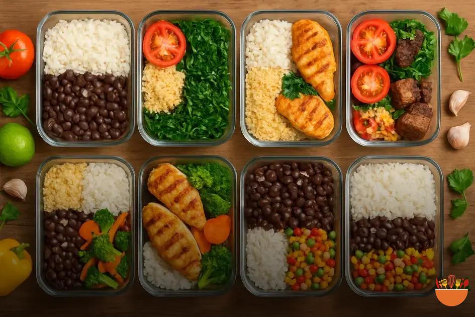 Meal prep brasileiro: planejamento de refeições