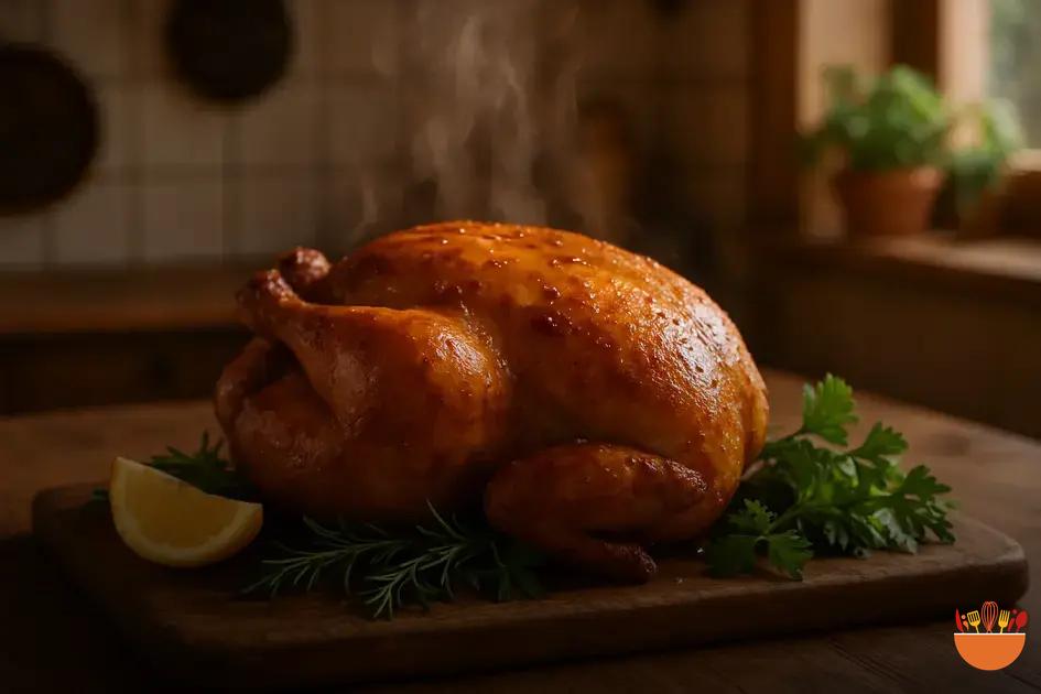 Frango assado perfeito: receita e temperatura ideal